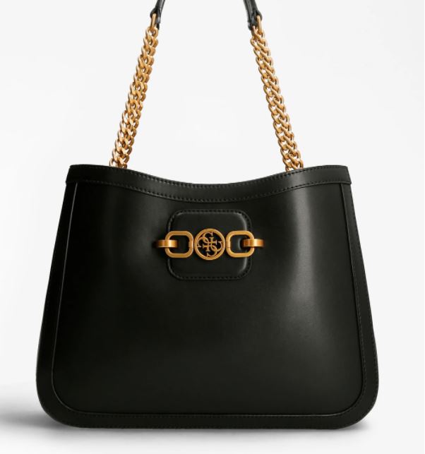 Bolso Guess hensely negro grande